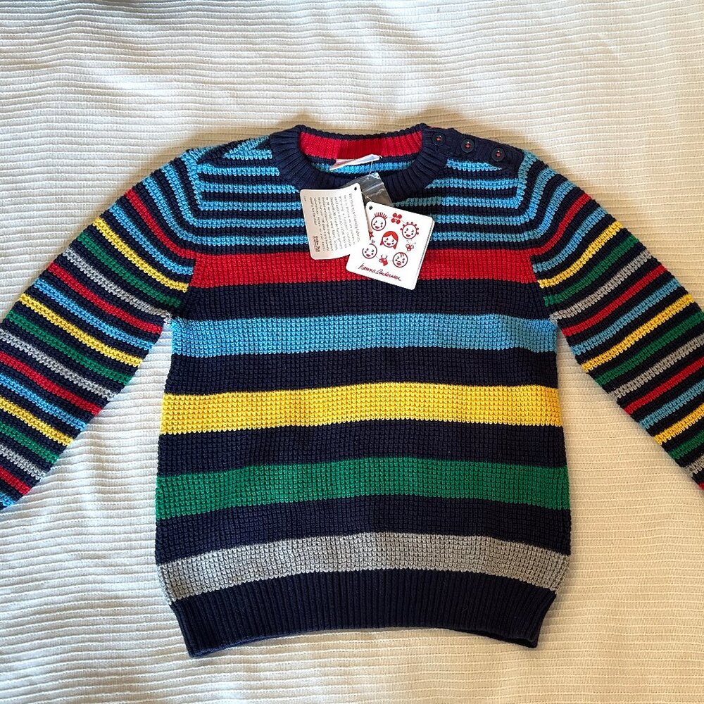 Hanna Andersson Stripey Sweater NWT